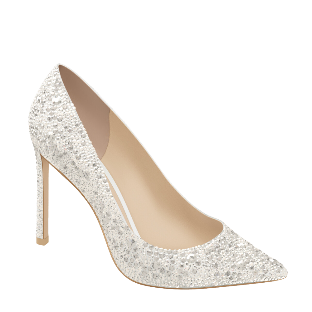 Jimmy Choo Romy Satin with Crystals Pumps