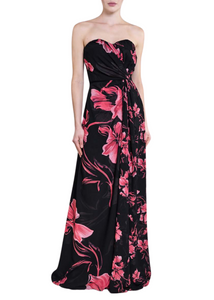 *VIRTUAL TRUNK SHOW* Chiara Boni La Petite Robe Saml GG Print Long ZP Gown *VIRTUAL TRUNK SHOW* Chiara Boni La Petite Robe Saml GG Print Long ZP Gown