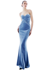 *VIRTUAL TRUNK SHOW* Chiara Boni La Petite Robe Jaslyn Velvet Long ZP Gown *VIRTUAL TRUNK SHOW* Chiara Boni La Petite Robe Jaslyn Velvet Long ZP Gown