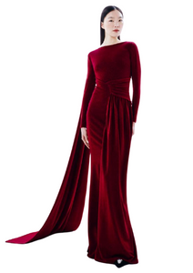 *VIRTUAL TRUNK SHOW* Chiara Boni La Petite Robe Meio Sugar Long Gown *VIRTUAL TRUNK SHOW* Chiara Boni La Petite Robe Meio Sugar Long Gown