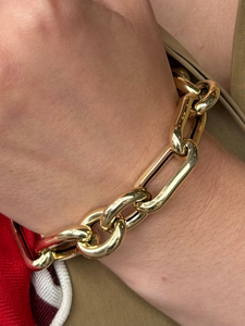 Kai Linz 14K Yellow Gold Chain Link Bracelet, 8"