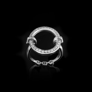 *SPECIAL ORDER* Hoorsenbuhs Sterling Silver Ovaal with Diamonds Ring *SPECIAL ORDER* Hoorsenbuhs Sterling Silver Ovaal with Diamonds Ring