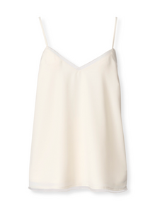 *VIRTUAL TRUNK SHOW* Fabiana Filippi Crepe de Chine Lingerie Top, Tulle and Filo Diamante Detail *VIRTUAL TRUNK SHOW* Fabiana Filippi Crepe de Chine Lingerie Top, Tulle and Filo Diamante Detail