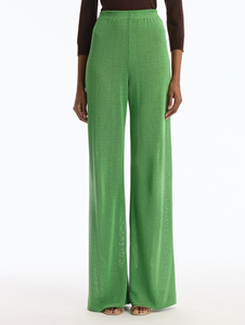 *VIRTUAL TRUNK SHOW* Oscar de la Renta Draped Metallic Jersey Pant