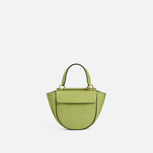 Wandler Hortensia Piccola Bag in Lime Lizzard