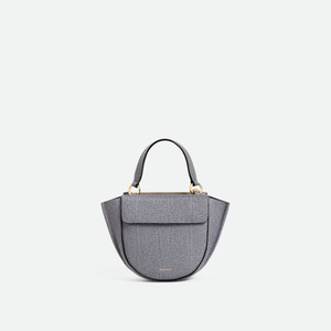 Wandler Hortensia Piccola Bag in Grey Lizzard