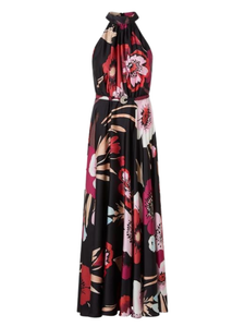 *VIRTUAL TRUNK SHOW* Chiara Boni La Petite Robe Otaku Print L Sat Long ZP Gown