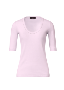 Fabiana Filippi Jersey T-Shirt in Lilac Pink
