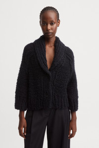 Iris Von Arnim Jonara Cashmere Cardigan in Navy
