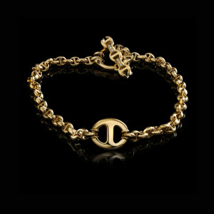 *RESERVE TODAY* Hoorsenbuhs 18K Gold 10mm Single-Link Bracelet