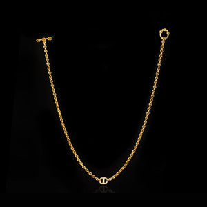 *RESERVE TODAY* Hoorsenbuhs 18K Gold 10mm Single Station Necklace, 16"