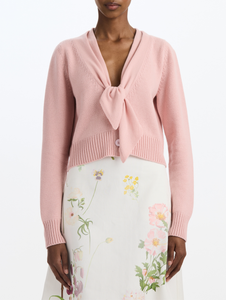 *VIRTUAL TRUNK SHOW* Oscar de la Renta Tie V Neck Cardigan