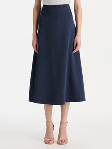 *VIRTUAL TRUNK SHOW* Oscar de la Renta Wool Drill Tailoring Skirt