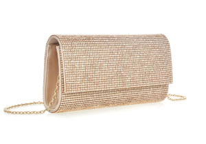 Judith Leiber Couture Perry Crystal Clutch in Prosecco