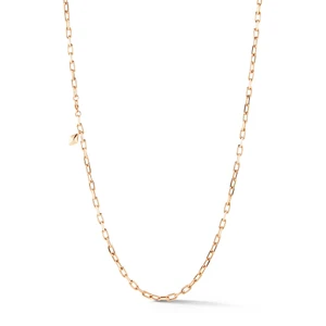 Walters Faith Saxon 18K Rose Gold Chain Necklace with Origami Hang Tag, 18"