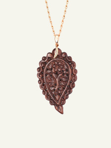 Tamara Comolli 18K Rose Gold India Snakewood Pendant, Large