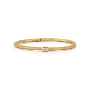 Jade Trau 18K Yellow Gold Vanguard Plié Bangle, Size Medium