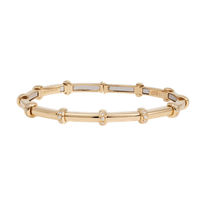Sidney Garber 18K Yellow Gold Carly Bracelet with Diamonds