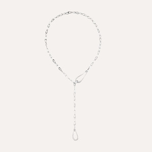 Pomellato Fantina 18K White Gold Diamond Necklace, 60cm