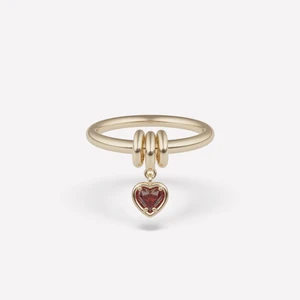 *SHOP & SIP*Spinelli Kilcollin Pia Heart YG Ruby Ring