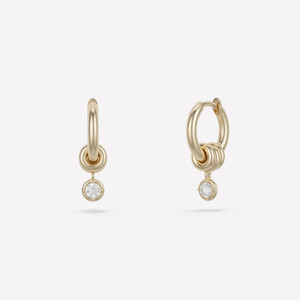 *SHOP & SIP*Spinelli Kilcollin Zahra YG WD Earrings