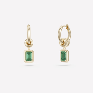 *SHOP & SIP*Spinelli Kilcollin Zahra Emerald Cut Vert Earrings