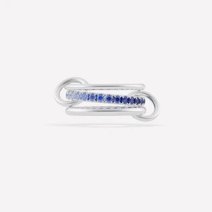 *SHOP & SIP*Spinelli Kilcollin Petunia Silver Blue Ombré Ring