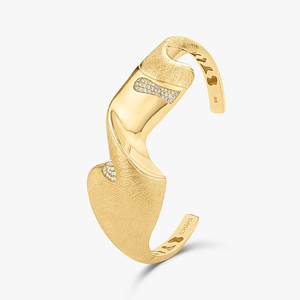 Ashaha Yellow Gold Arcadia Bangle