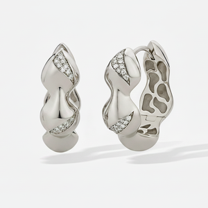 Ashaha Lina White Gold Earrings