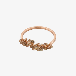 Salima Thakker Sweets & Treats 18K Rose Gold Brandy Diamond Ring, Size 52