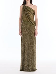 *VIRTUAL TRUNK SHOW* Oscar de la Renta One Shoulder Crystal All Over Embroidered Gown