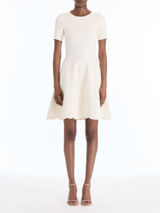 *VIRTUAL TRUNK SHOW* Oscar de la Renta Fit And Flare Knit Jacquard Dress
