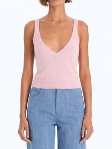 *VIRTUAL TRUNK SHOW* Oscar de la Renta Cashmere V Neck Tank