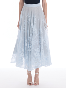 *VIRTUAL TRUNK SHOW* Oscar de la Renta Floral Oscar Lace Circle Skirt