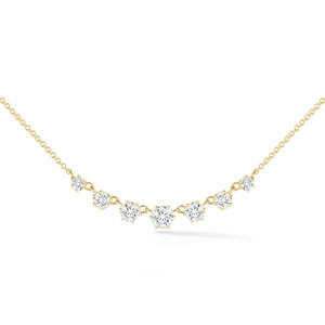 Jade Trau 18K Yellow Gold Small Penelope Necklace, 18"