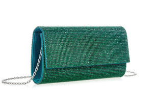 *COMING SOON* Judith Leiber Couture Perry Crystal Clutch in Emerald