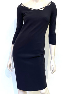 Chiara Boni La Petite Robe Edwige MM Dress in Black, Size 42 Chiara Boni La Petite Robe Edwige MM Dress in Black, Size 42