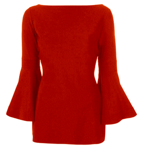 Chiara Boni La Petite Robe Beyonce Top in Pomegranate, Size 42/44/46 Chiara Boni La Petite Robe Beyonce Top in Pomegranate, Size 42/44/46