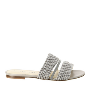 Fabiana Filippi Double Band Embellished Sandals, Size 37 Fabiana Filippi Double Band Embellished Sandals, Size 37