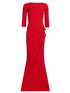 Chiara Boni La Petite Robe Kate Gown in Passion, Size 46 Chiara Boni La Petite Robe Kate Gown in Passion, Size 46