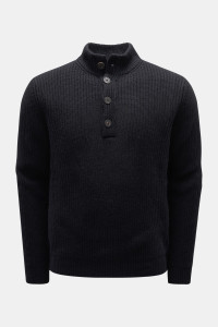 Iris Von Arnim Men's Connor Cashmere Sweater in Black, Size Large and XX-Large Iris Von Arnim Men's Connor Cashmere Sweater in Black, Size Large and XX-Large