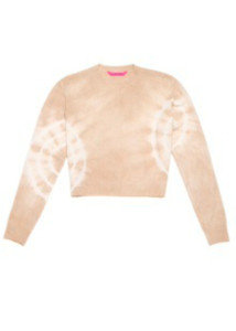 The Elder Statesman Spiral City Women's Crewneck Sweater, Size Medium The Elder Statesman Spiral City Women's Crewneck Sweater, Size Medium
