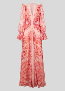 Etro Silk Dress with Floral Paisley Pattern, Size 42 Etro Silk Dress with Floral Paisley Pattern, Size 42