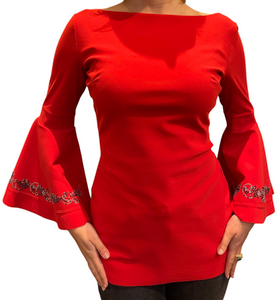 Chiara Boni La Petite Robe BeyonceBR Top in Passion, Size 44/48 Chiara Boni La Petite Robe BeyonceBR Top in Passion, Size 44/48