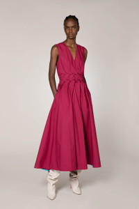 Roksanda Eifal Cotton Dress in Rosewood, Size 10 Roksanda Eifal Cotton Dress in Rosewood, Size 10