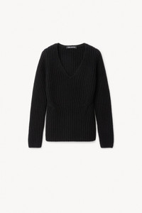 Iris Von Arnim Almandine Cashmere V-Neck Sweater in Black, Size Small Iris Von Arnim Almandine Cashmere V-Neck Sweater in Black, Size Small