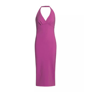 Chiara Boni La Petite Robe Valorie Halter Dress in Romantic, Size 40/44 Chiara Boni La Petite Robe Valorie Halter Dress in Romantic, Size 40/44