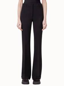 Akris Marisa Stretch Wool Double Face Pants in Mocca, Size 8 Akris Marisa Stretch Wool Double Face Pants in Mocca, Size 8