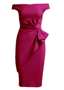 Chiara Boni La Petite Robe Rashmi Dress in Lampone, Size 46 Chiara Boni La Petite Robe Rashmi Dress in Lampone, Size 46