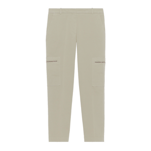 Fabiana Filippi Cotton Trouser Pants in Khaki Fabiana Filippi Cotton Trouser Pants in Khaki